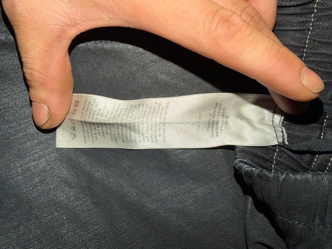 RICK OWENS DRKSHDWジャンボベラカーゴパンツ コーティングWAX