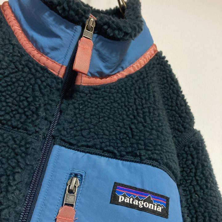 レア 2019年 パタゴニア レトロX ボアフリース ネイビー