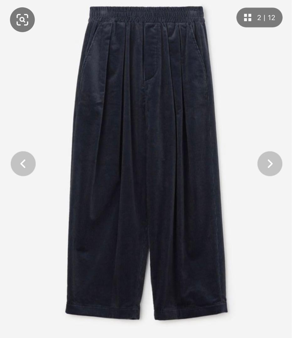 nicholson & nicholson 〈別注〉ワイドドローコードパンツ