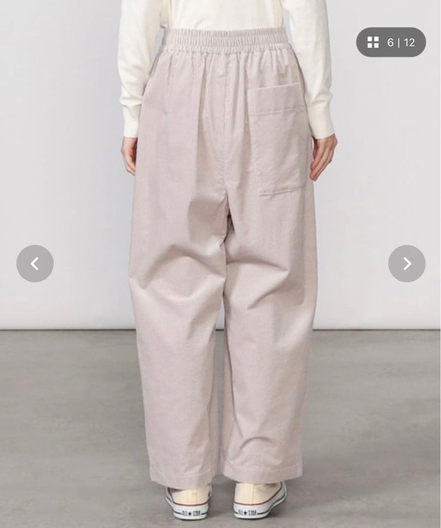 nicholson & nicholson 〈別注〉ワイドドローコードパンツ