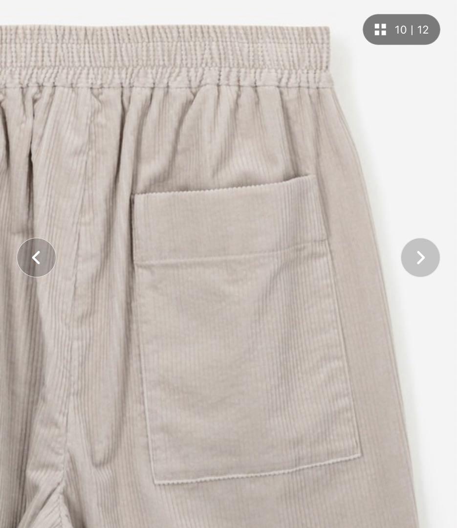 nicholson & nicholson 〈別注〉ワイドドローコードパンツ