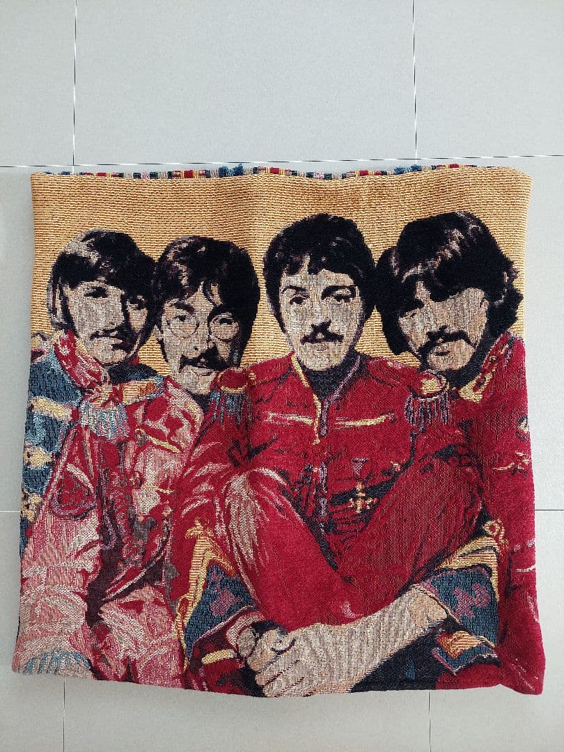 コンランショップ　ビートルズ　ゴブラン織クッションカバー