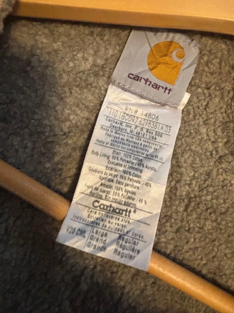 Carhartt ブラウン ダッグベスト