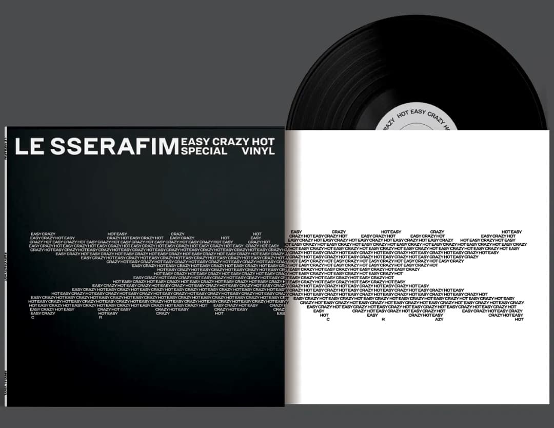 アナログ盤 LE SSERAFIM Easy Crazy Hot 新品 ルセラ