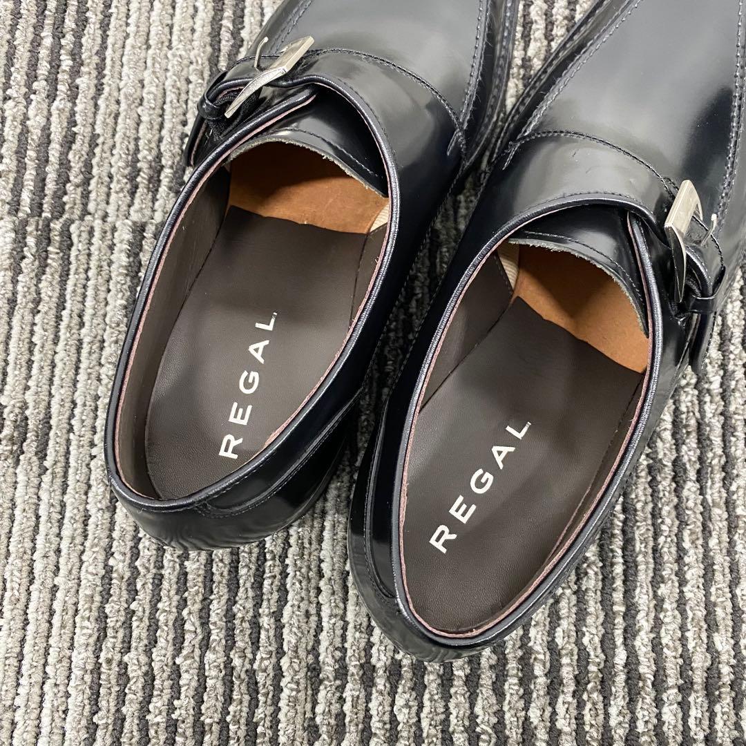 REGAL リーガル　シングルモンクストラップシューズ　革靴　ドレスシューズ