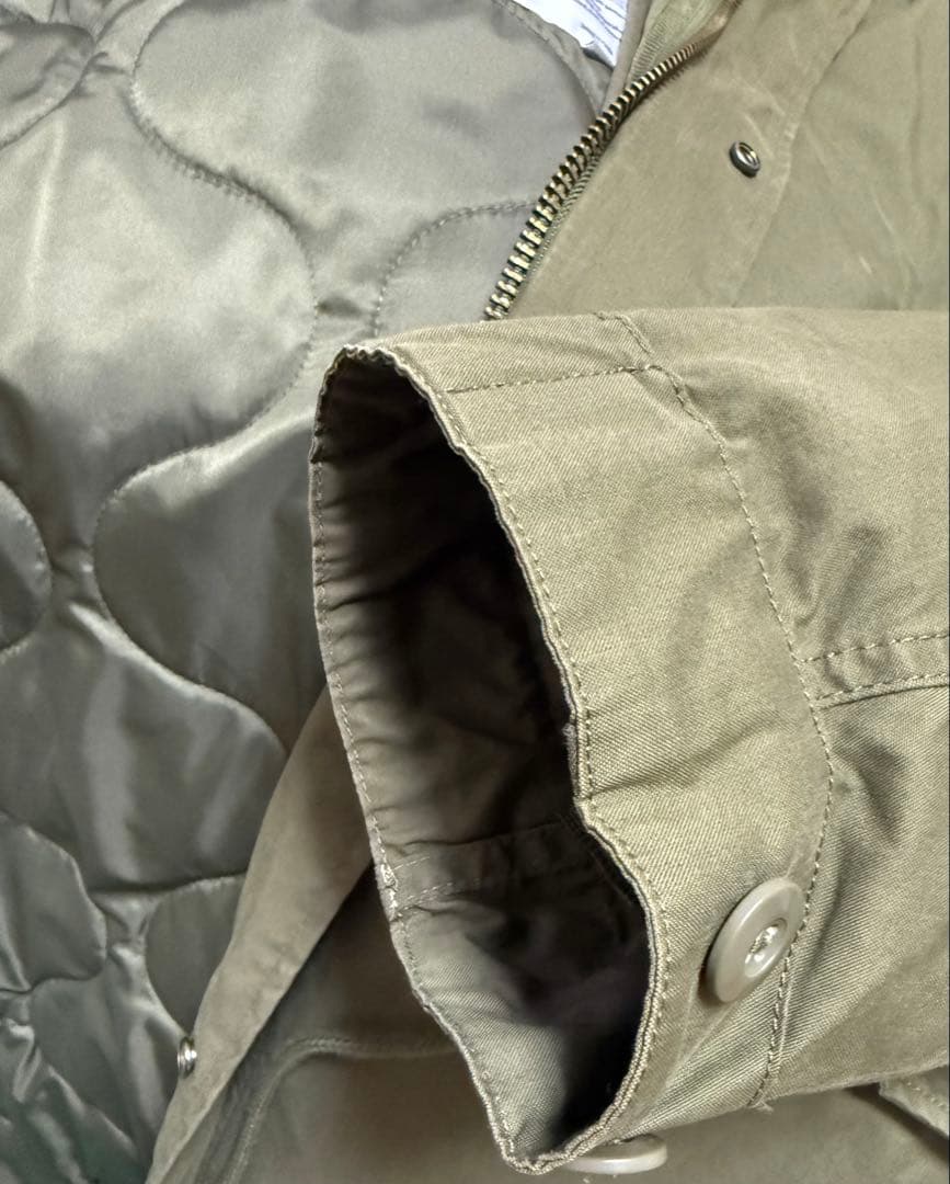 Supreme 24ss モッズコート オリーブ 中綿入り ３回ほど短時間着用