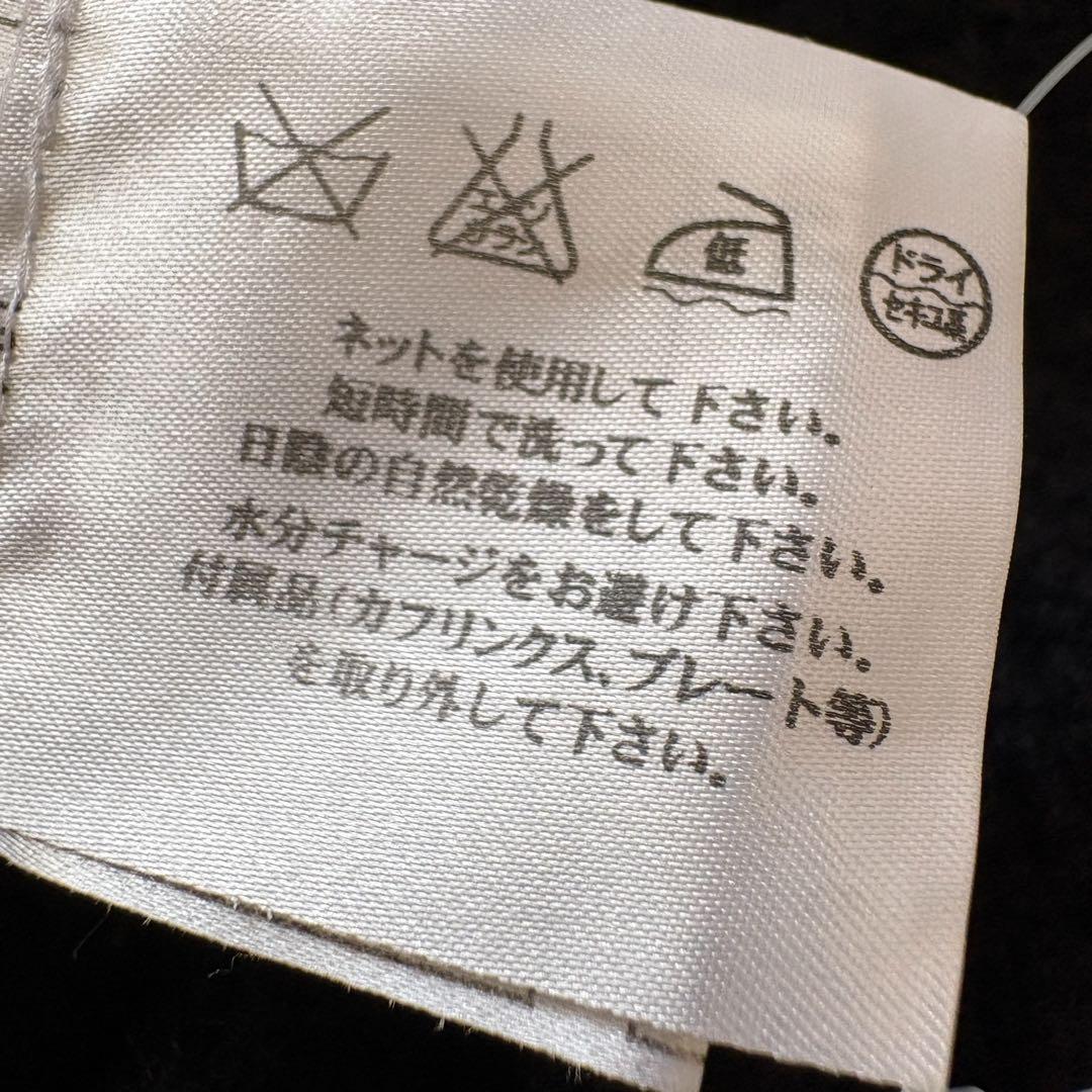 CHANEL シャネル カシミヤ 半袖 膝丈 リブニット ワンピース ブラック黒