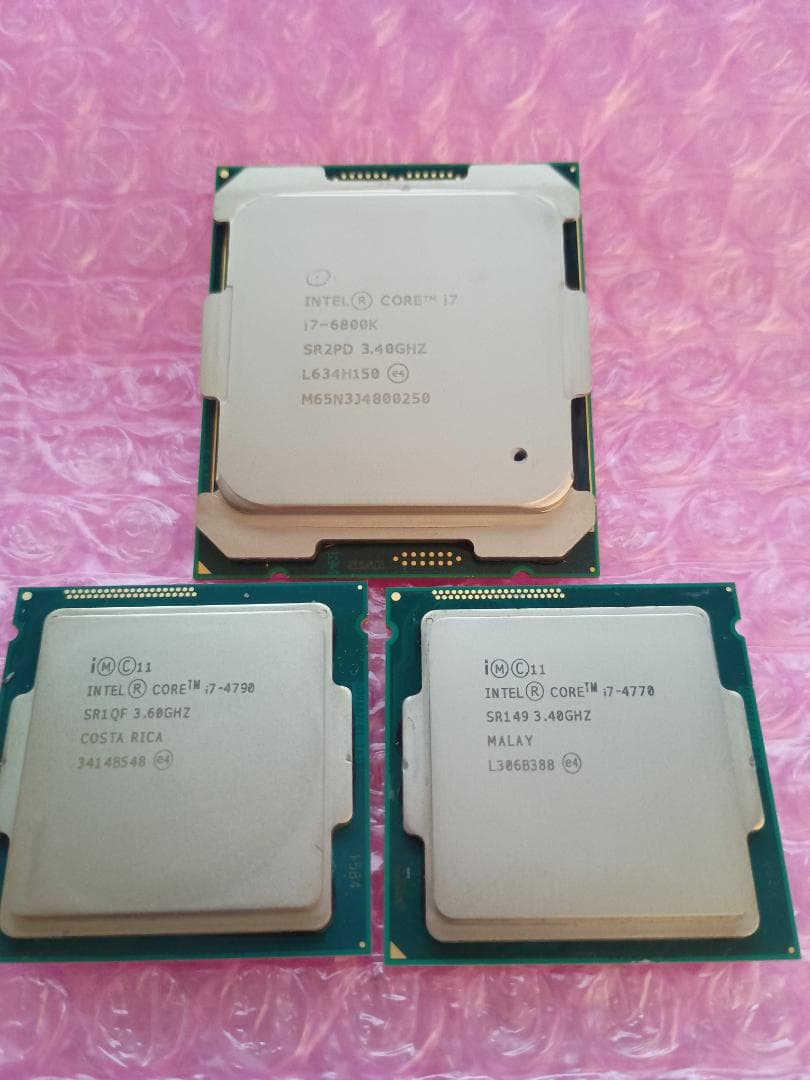 CPU CPU intel i7-6800K / i7-4790 / i7-4770