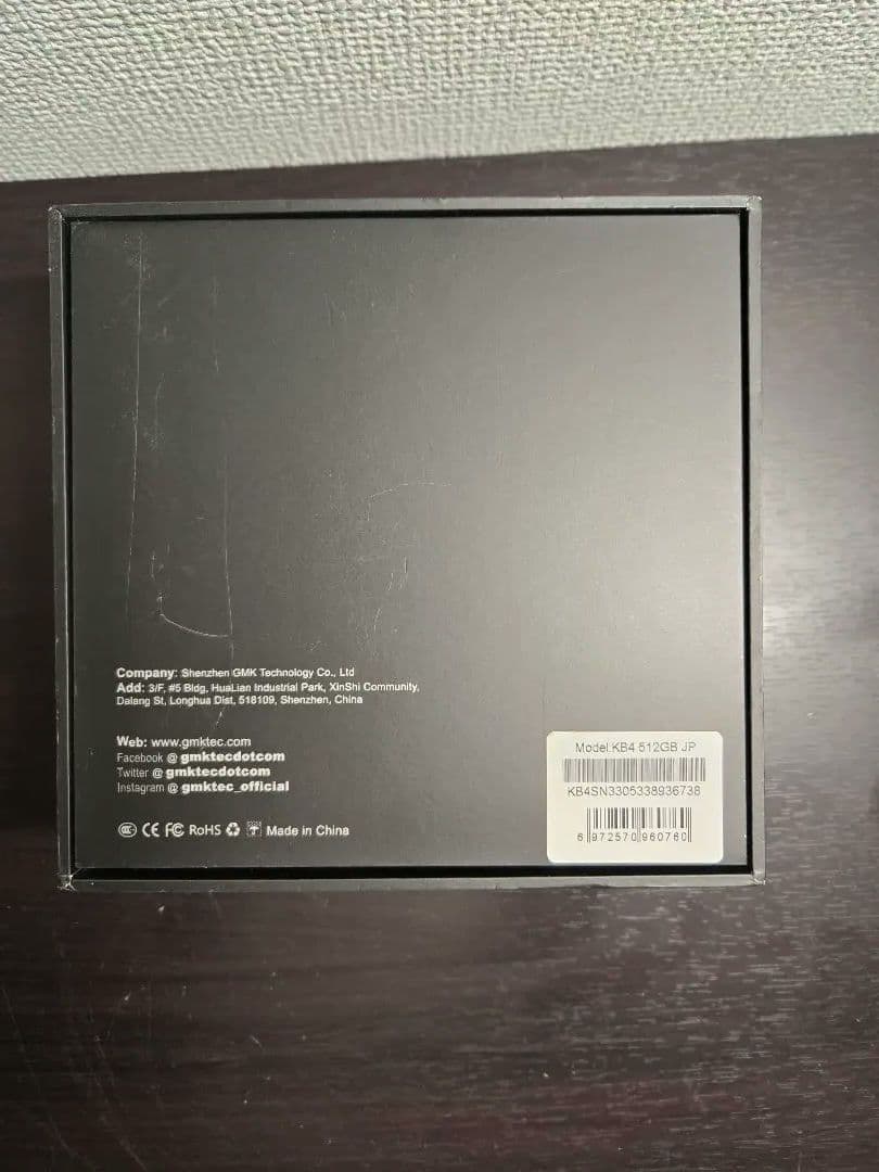 ●GMKtec●Nucbox K4 ミニPC AMD Ryzen 7 3750H