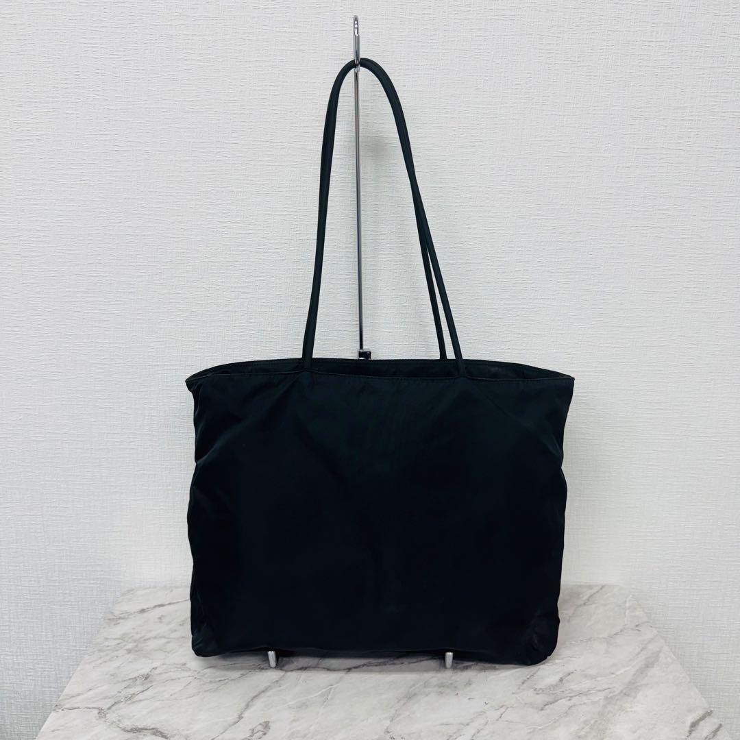✨PRADA✨プラダ✨ナイロン✨ロゴ✨ブラック✨トートバッグ✨