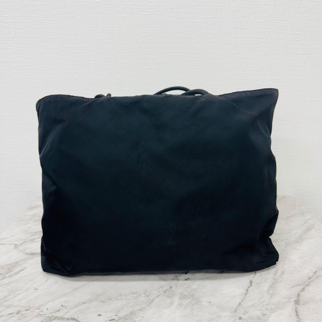 ✨PRADA✨プラダ✨ナイロン✨ロゴ✨ブラック✨トートバッグ✨