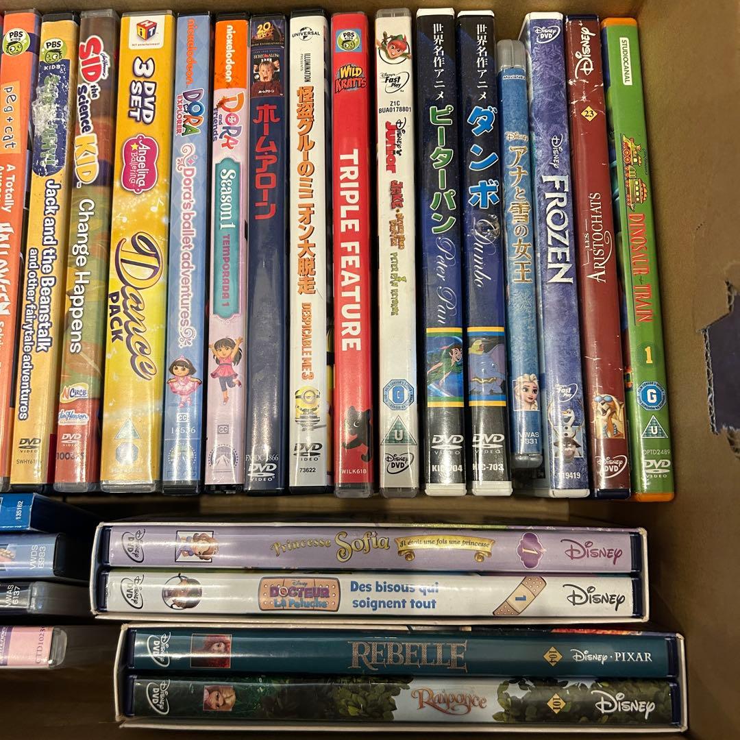 【外国語育児】英語等DVD まとめ売り42枚／動作未確認