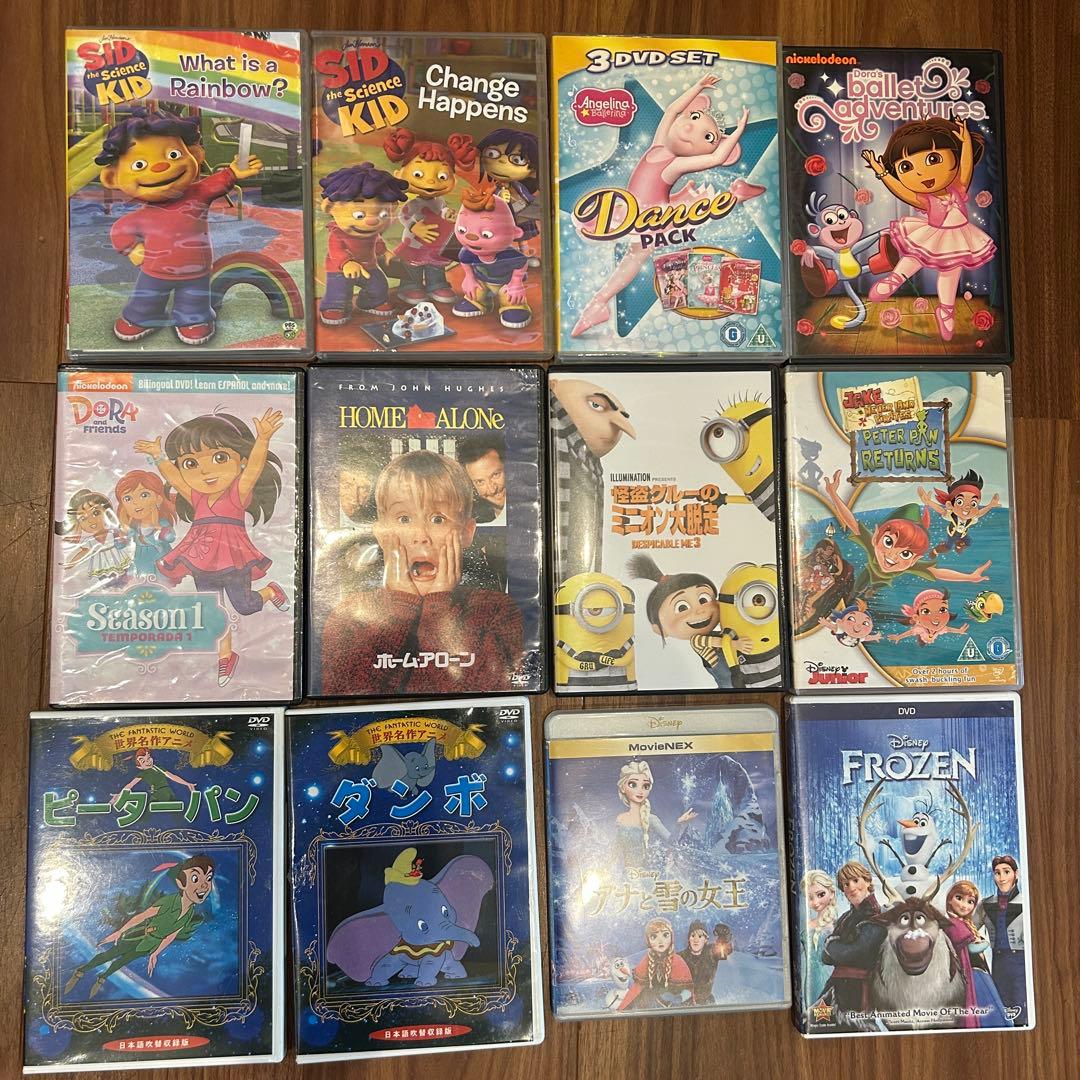 【外国語育児】英語等DVD まとめ売り42枚／動作未確認