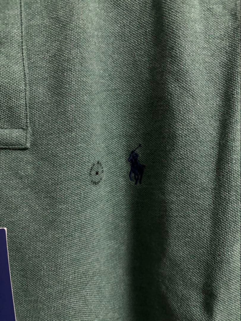 ポロシャツ　カスタムスリムフィット　ラルフローレン　真贋QR　新品未開封　M