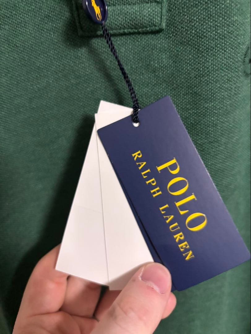 ポロシャツ　カスタムスリムフィット　ラルフローレン　真贋QR　新品未開封　M