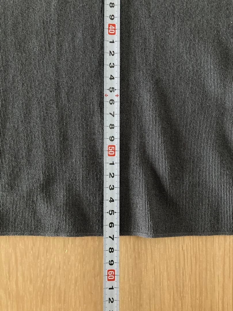 ebure エブール　ダークグレー 長袖ポロシャツ　2024SS