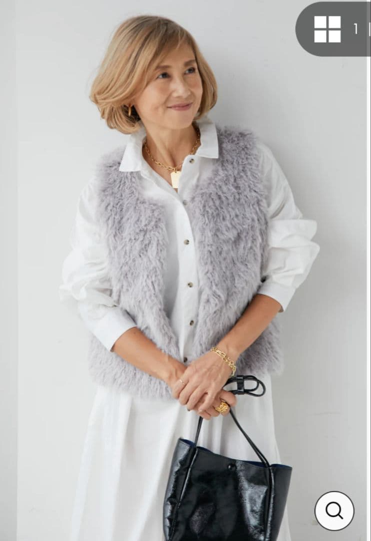 【新品】PLUSOTO.HA チベットラムエコファーベスト