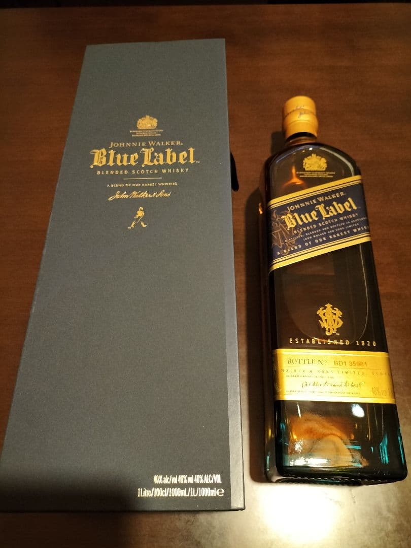 1L　ジョニーウォーカー　ブルーラベル　【未開栓】