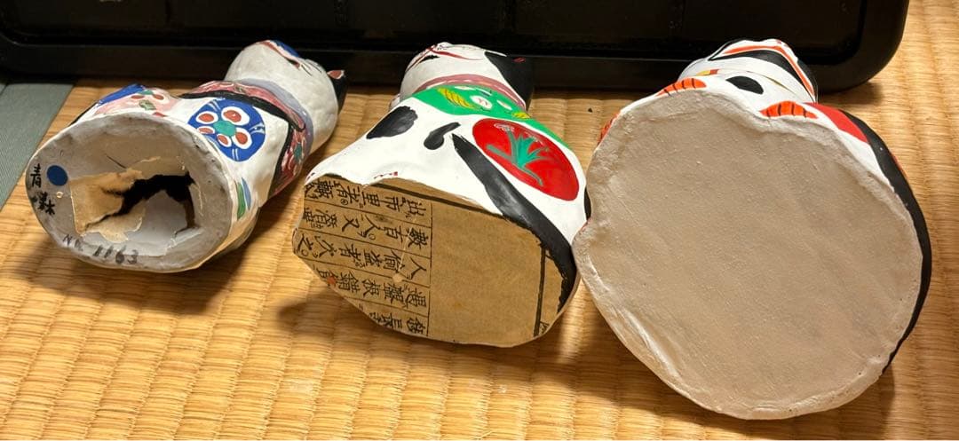 郷土玩具　まねきねこ　招き猫　3点セット