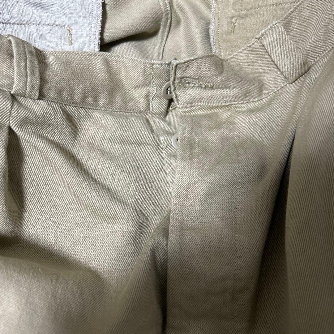 フランス軍 M52 チノパン 後期型 2タック サイズ35 美品 デットストック