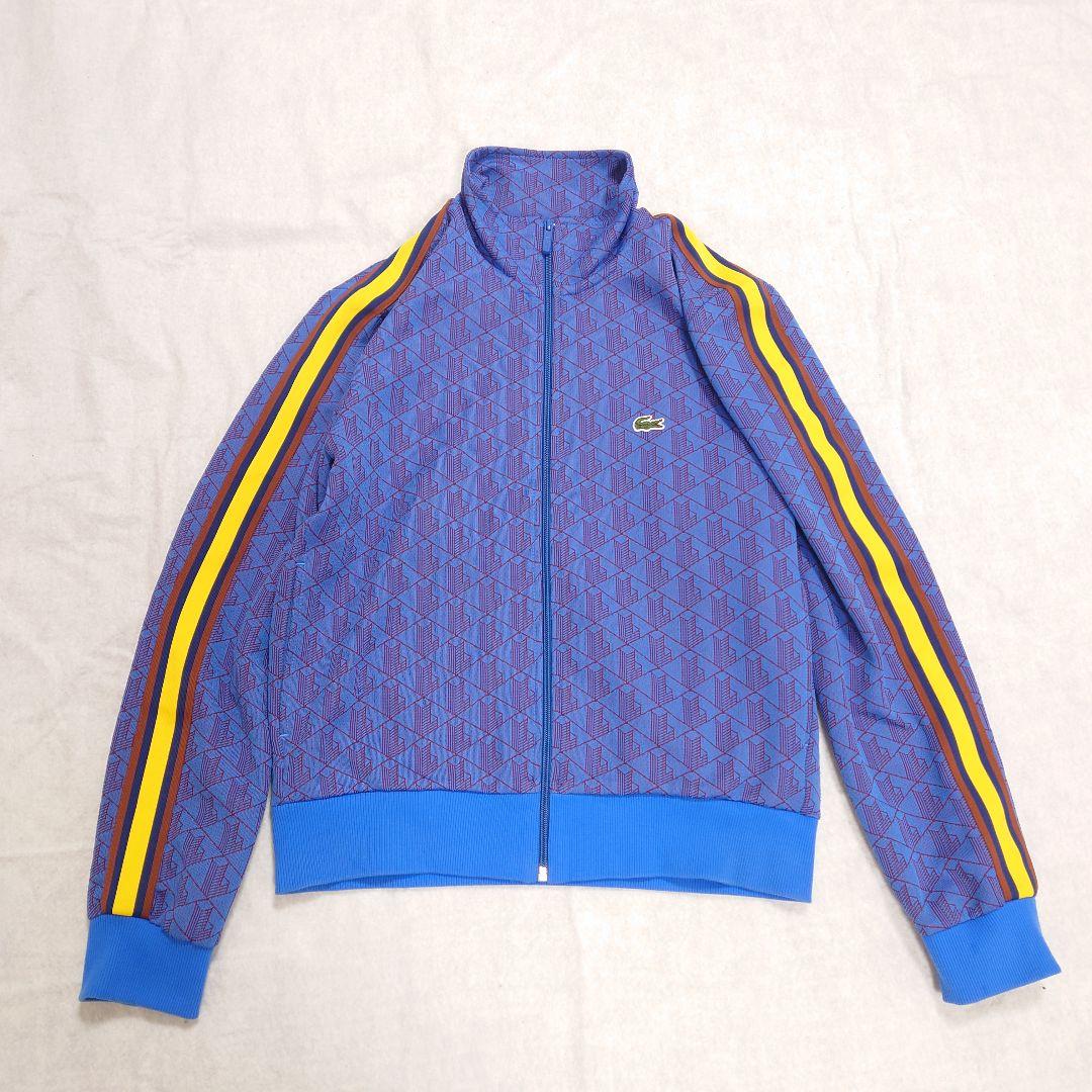 ラコステ　モノグラムジャカードトラックジャケット　M