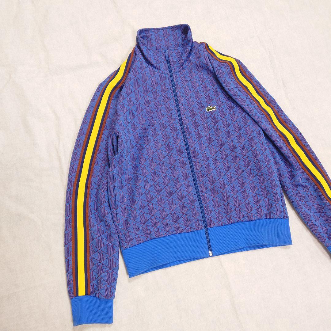 ラコステ　モノグラムジャカードトラックジャケット　M