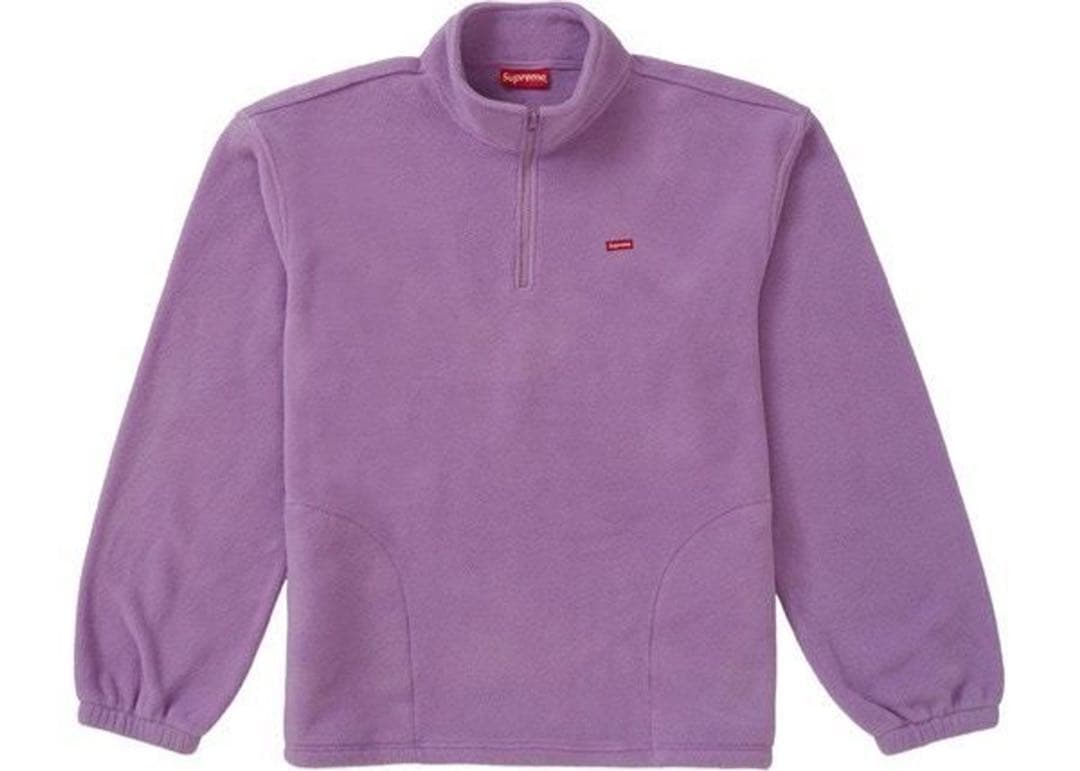 supreme halfzip パープル