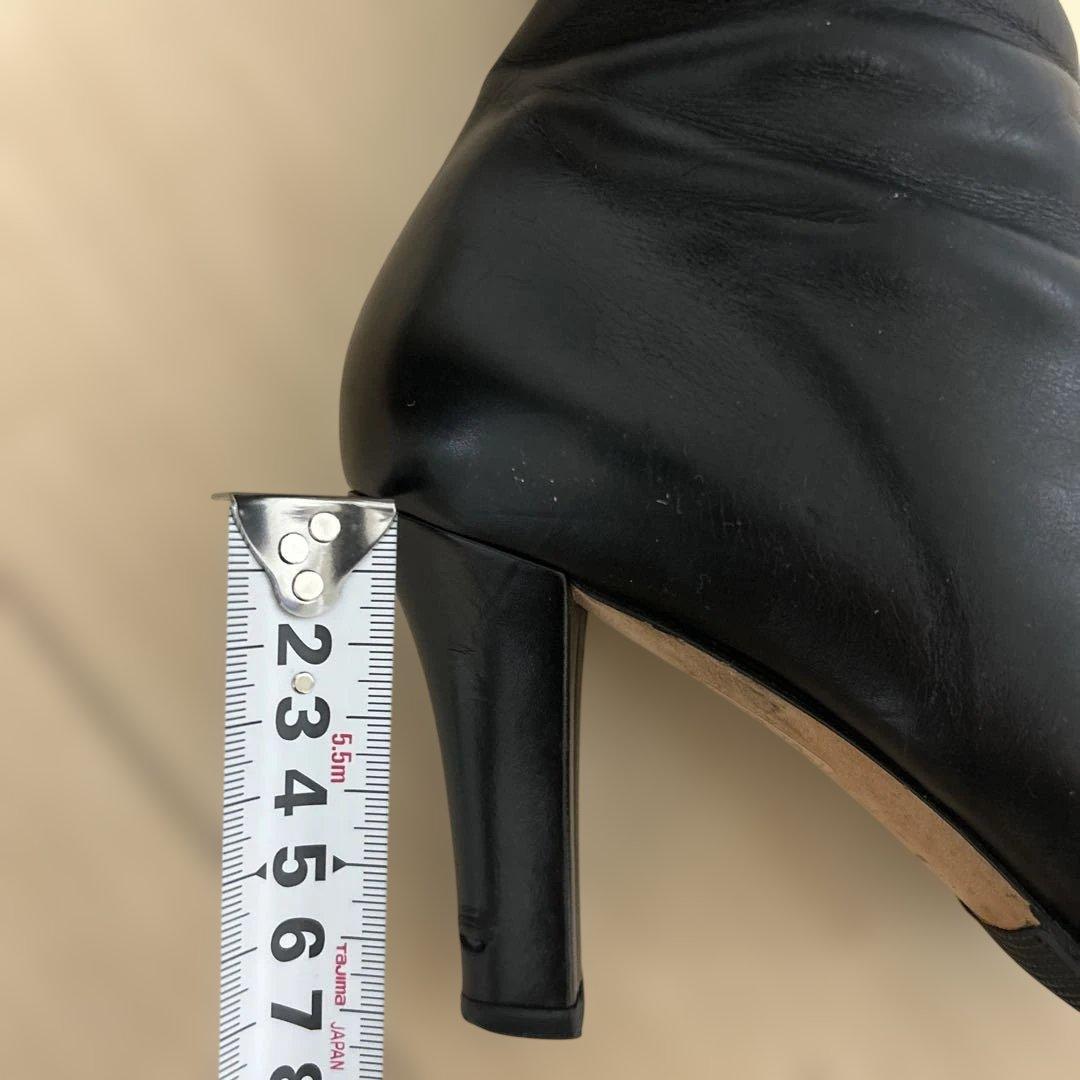 l*a様 GUCCI ブラックレザー ロングブーツ