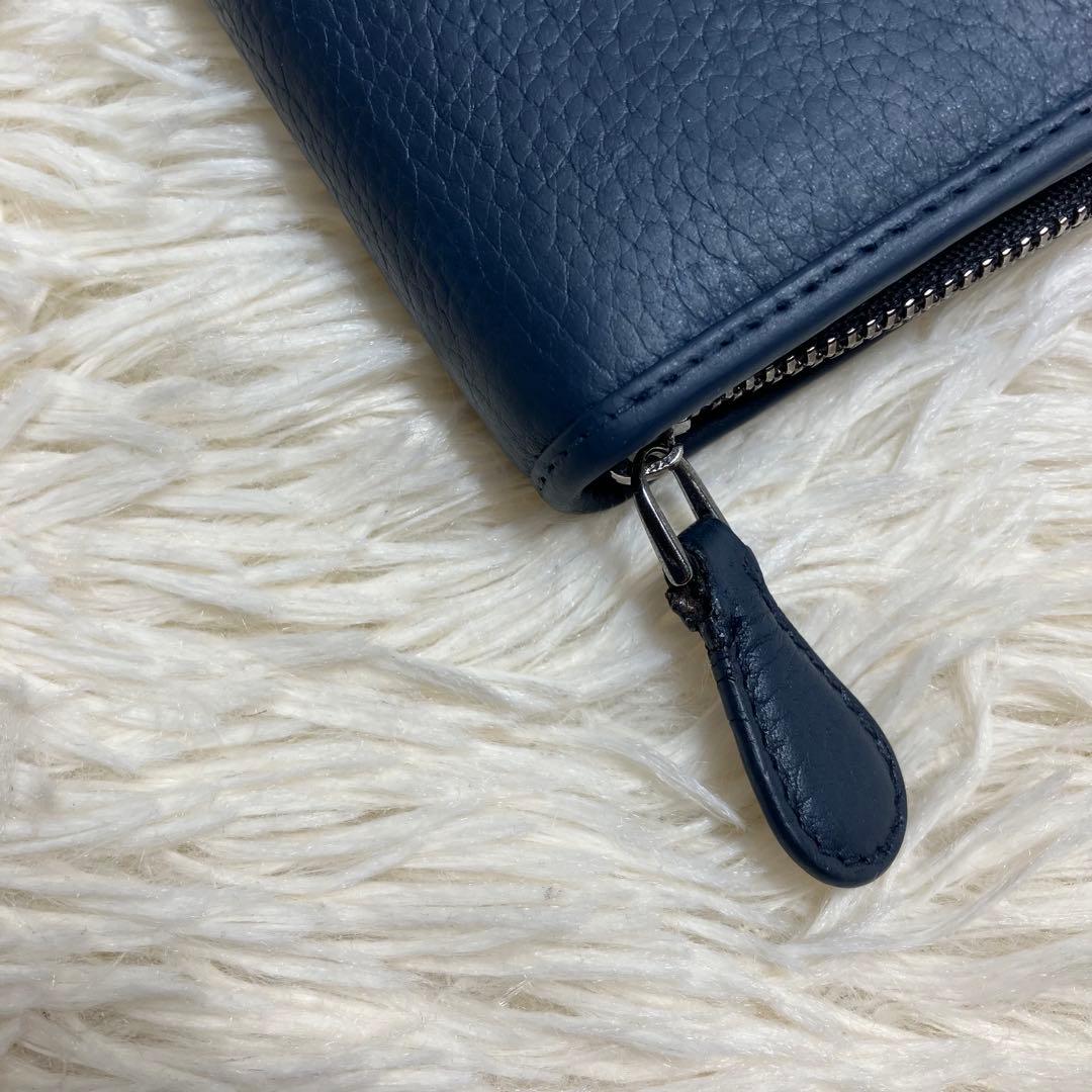 【良品】 LOEWE アナグラム ケース カードケース ラウンドジップ