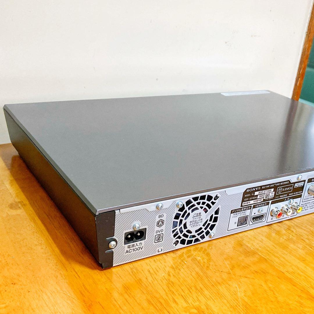 SONY ソニー　ブルーレイレコーダー HDD 1TB 3チューナー 3番組同時