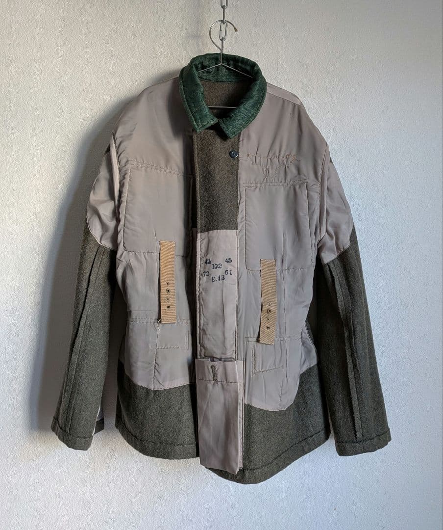 ドイツ軍　40's　M43　野戦用戦闘服　ミリタリージャケット　リプロダクト