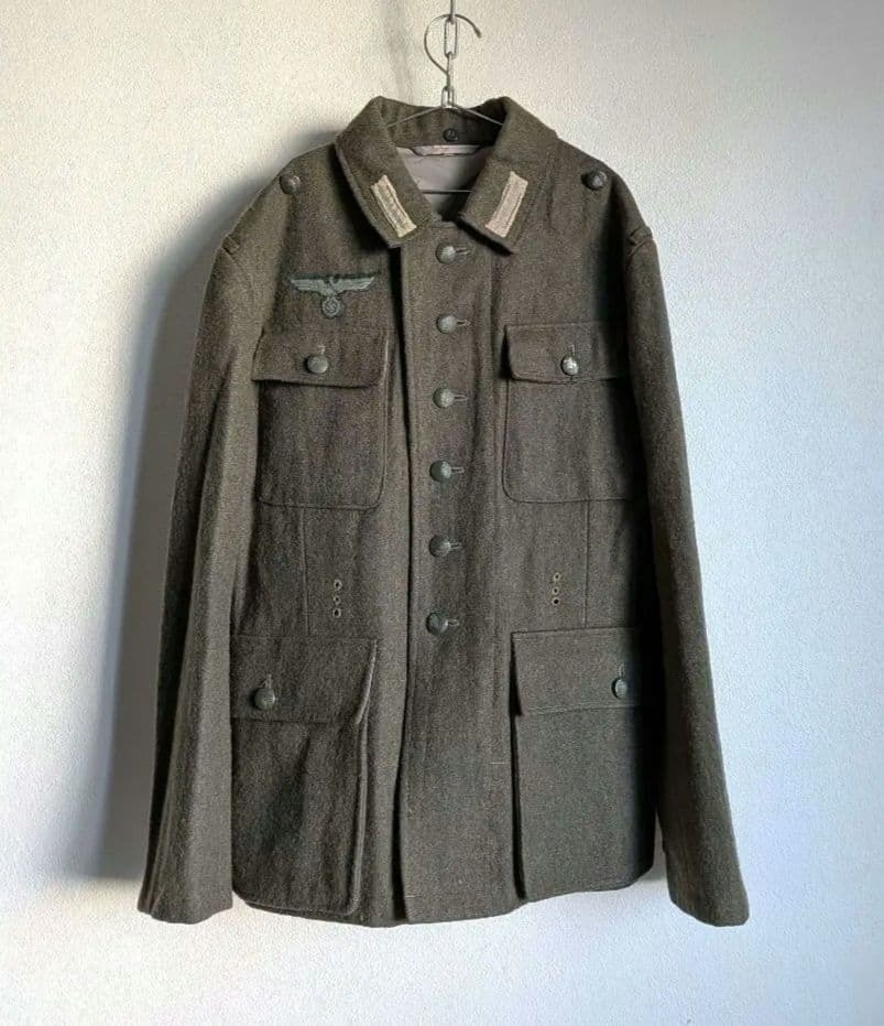 ドイツ軍　40's　M43　野戦用戦闘服　ミリタリージャケット　リプロダクト
