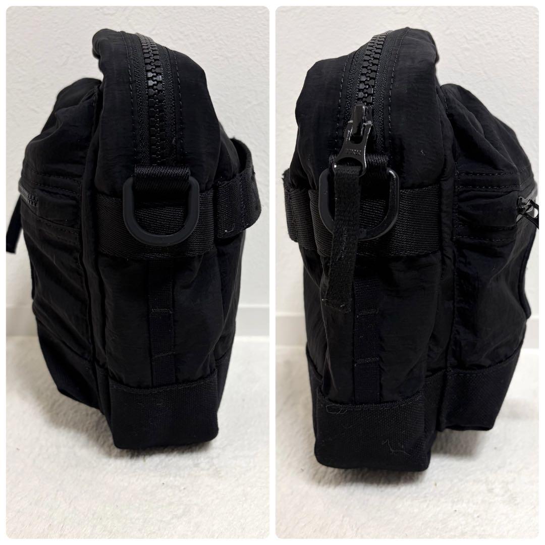 【美品】STONE  ブラック ショルダーバッグ ナイロン ミニ