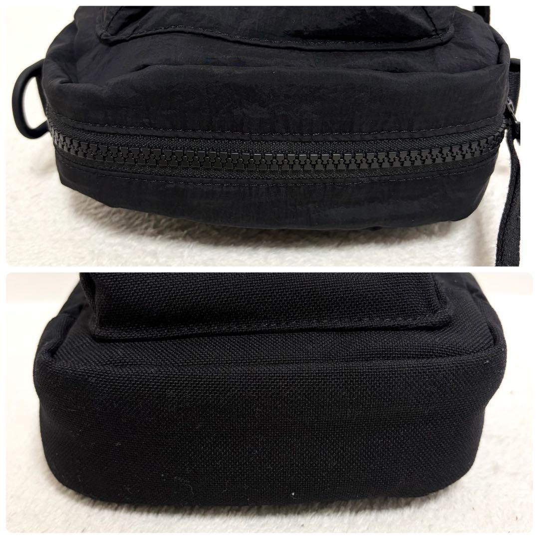 【美品】STONE  ブラック ショルダーバッグ ナイロン ミニ