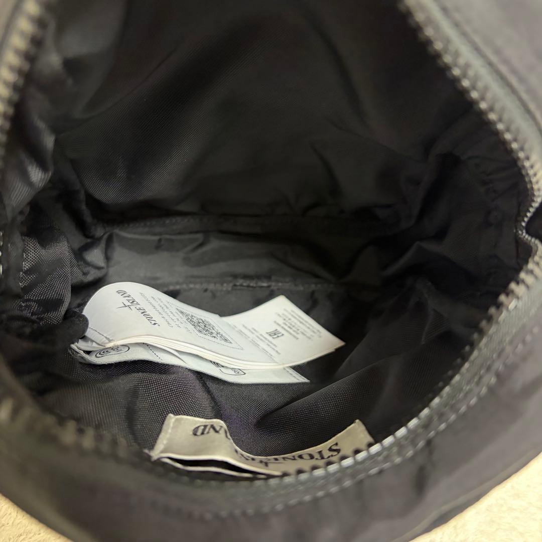 【美品】STONE  ブラック ショルダーバッグ ナイロン ミニ