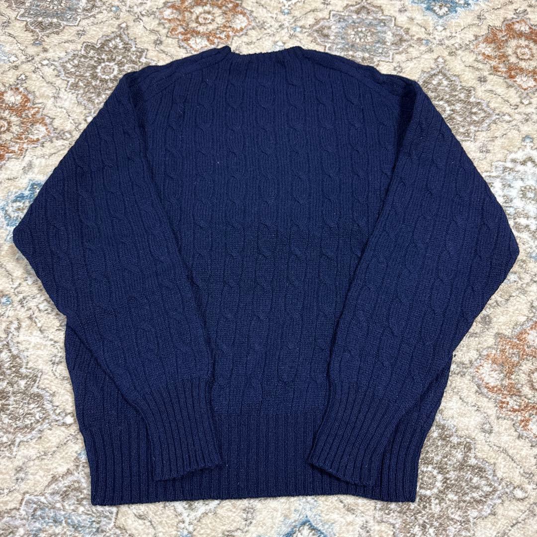 ポロ・ラルフローレン ネイビー ニットセーター