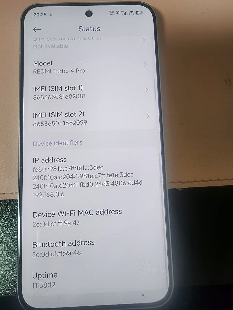 redmi turbo 4 pro 12/256 CN 版