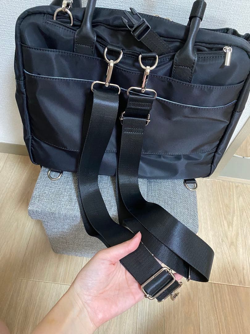 La Closet 3way ビジネスバッグ トートバッグ ブラック