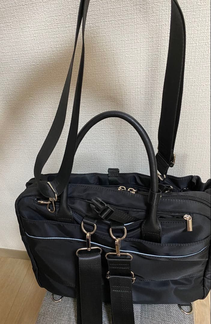 La Closet 3way ビジネスバッグ トートバッグ ブラック