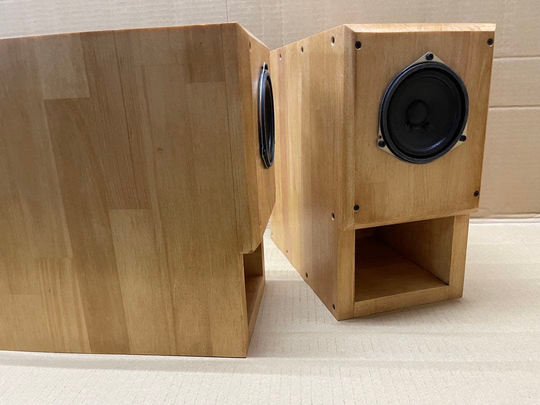 バックロードホーン9.2cmユニット搭載自作スピーカー