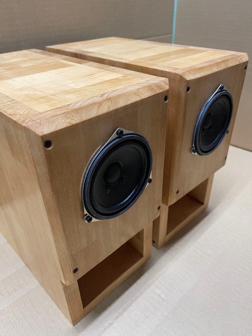 バックロードホーン9.2cmユニット搭載自作スピーカー