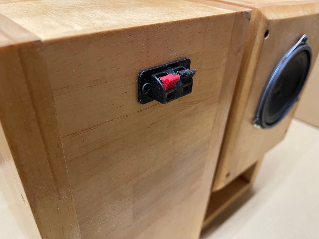 バックロードホーン9.2cmユニット搭載自作スピーカー