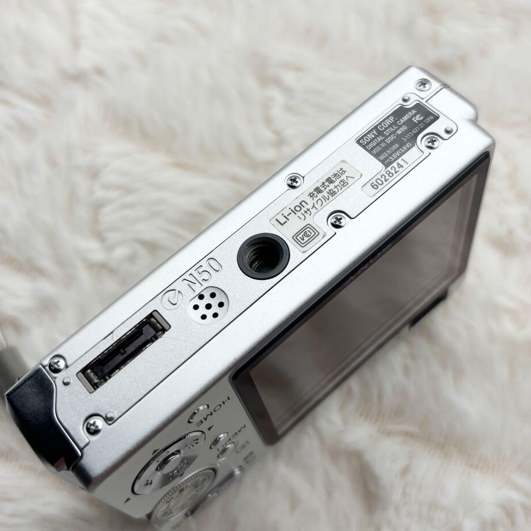 動作良好 Sony Cyber-Shot DSC-W80 シルバー