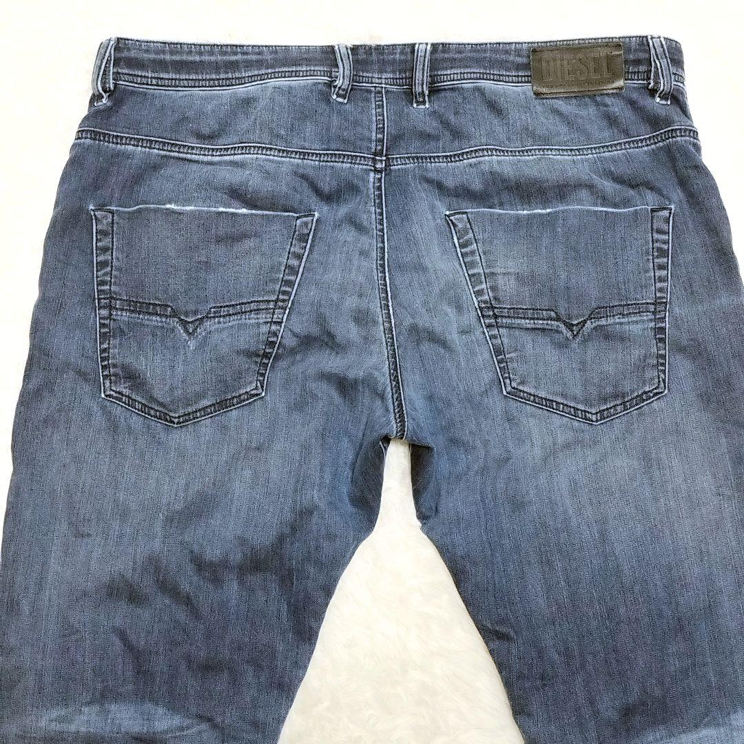 ディーゼル KROOLEY CB-NE ダメージ加工 ジョグジーンズ 36 青