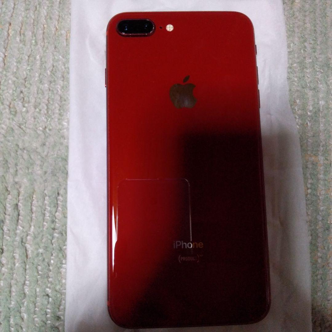 iPhone 8 Plus レッド 本体 256GB バンパー付き
