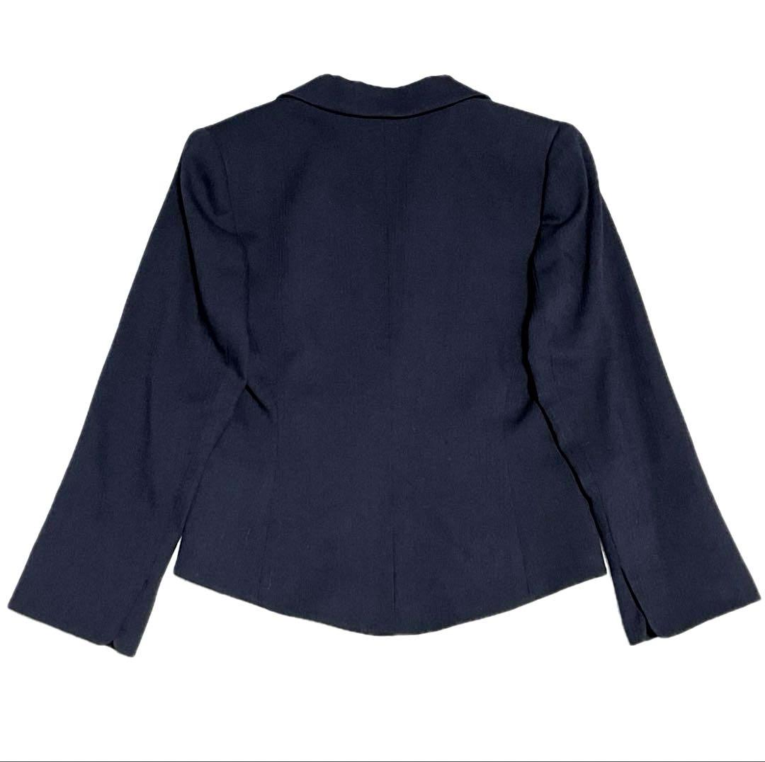 Christian Dior テーラードジャケット ゴールド金具 ネイビー M
