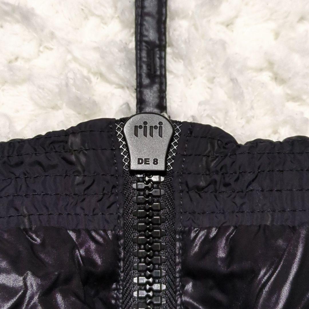 DUVETICA×HYDROGEN♦総柄 ダウンベスト フード riri 黒50