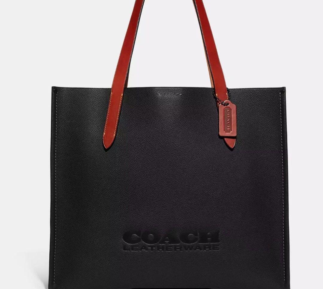 COACH レザートートバッグ 黒