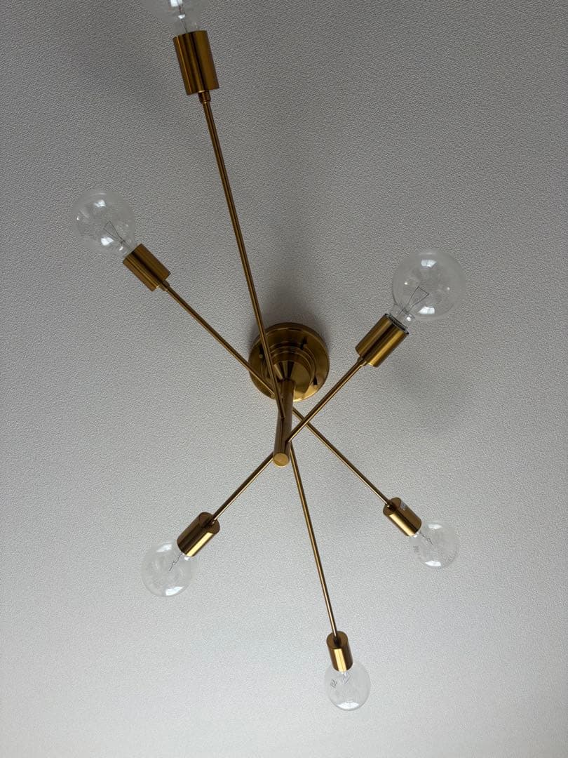 unico 別注　Astreゴールド 6灯 シーリングライト