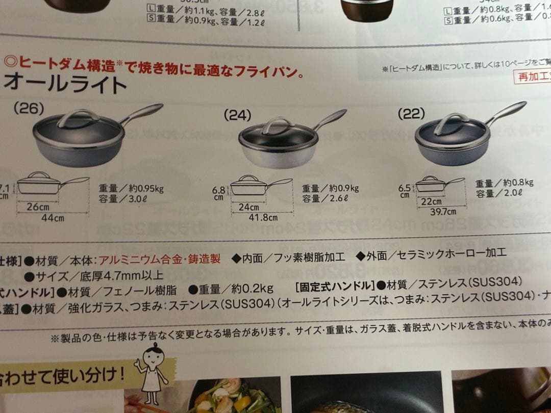 asahi オールライト フライパン